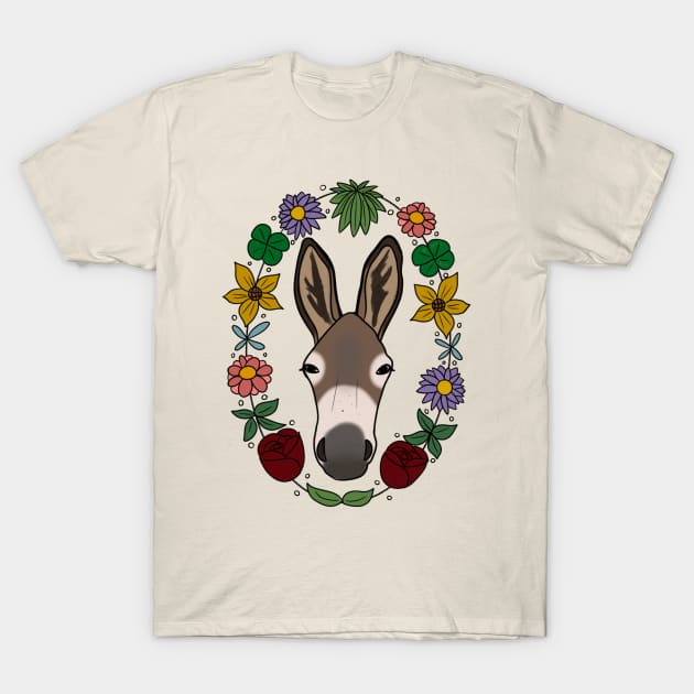 Flower Donkey T-Shirt by Dresden’s Shoppe 